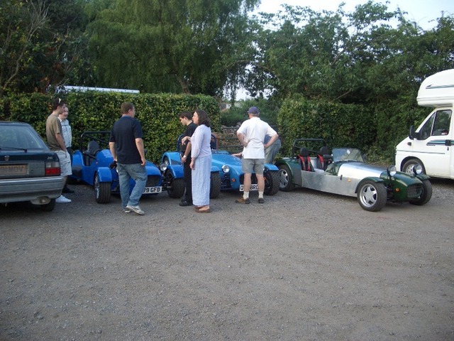 Car park banter in Shackerston